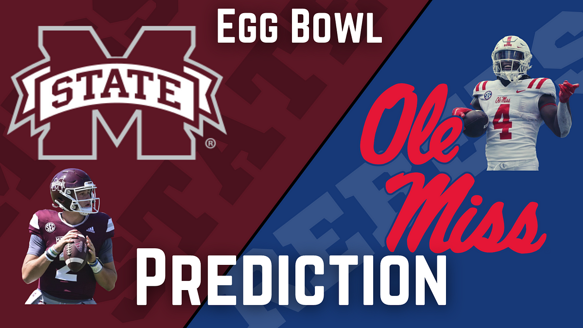 SEC Rivalry Week Mississippi State Bulldogs at Ole Miss Rebels Egg