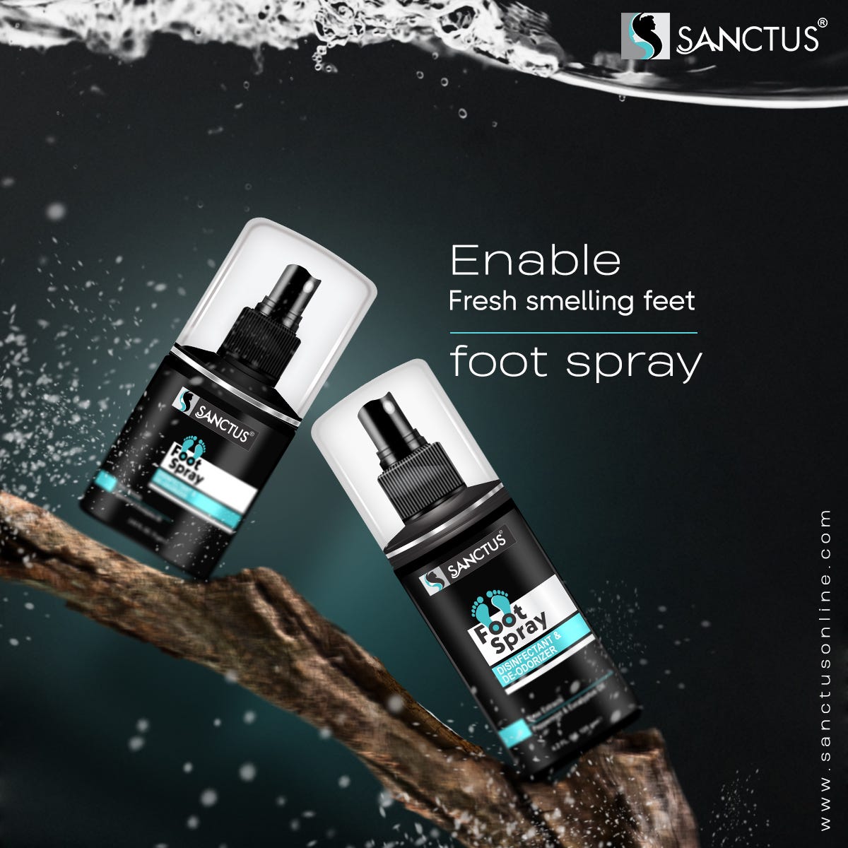 What if I spray deodorant in my shoes? SANCTUS Medium