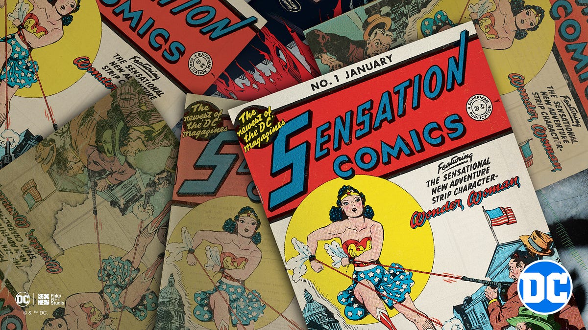 DC Collectible Comics: Sensation Comics (1942–1952) #1 | by DC NFT News ...