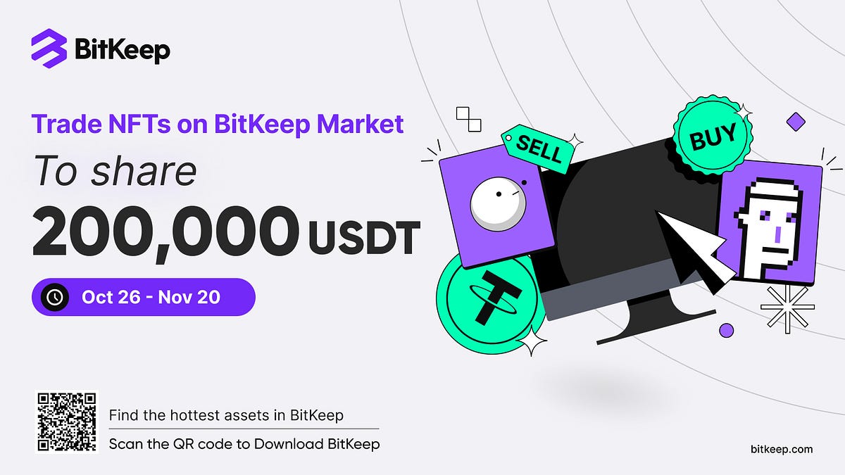 🥳Thrilled to announce that BitKeep NFT Market is now live on BitKeep