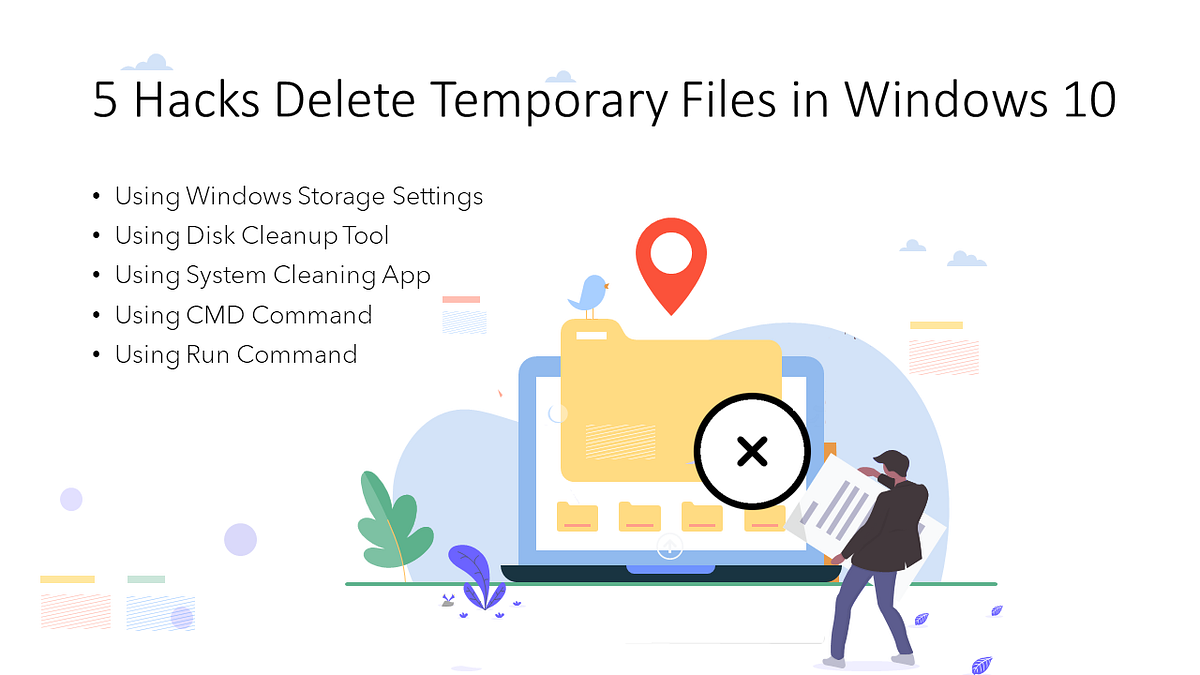 Delete Temporary Files in Windows 10 — Free up Storage Space & Speed up ...