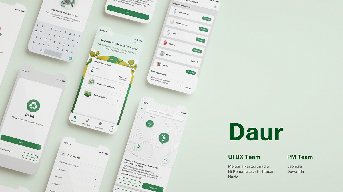 UI/UX Case Study: Waste Recycling Mobile App | by Haziz | Medium