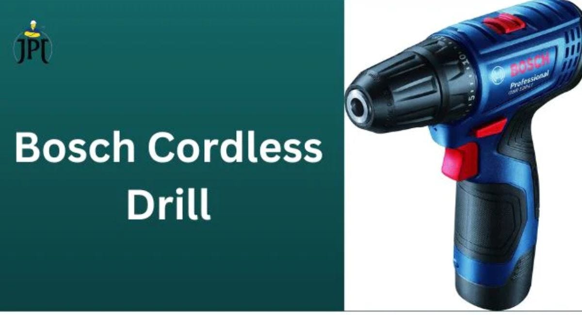 Effective & Efficient Bosch Cordless Drill — JPT TOOLS by JPT Tools
