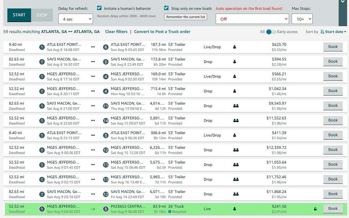 Amazon Relay Booking Simplifying Freight Transportation for Carriers