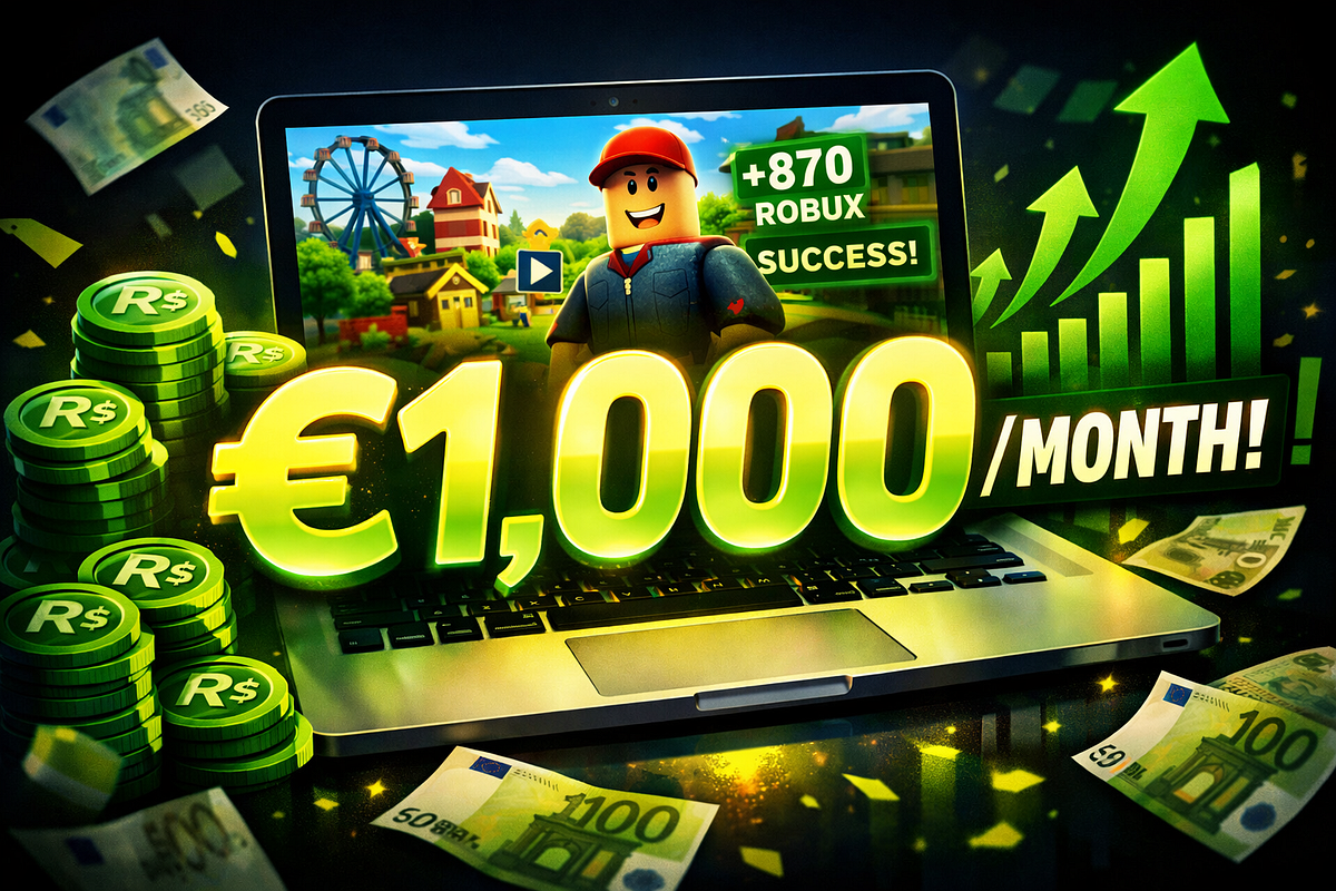 How To Make 1 000 Per Month With Roblox Yes Seriously The Side 