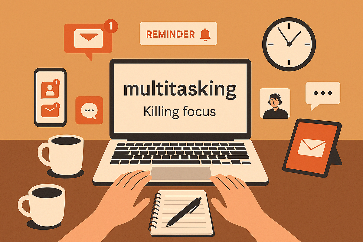 Why Multitasking Is Killing Your Focus (And How to Stop) | by The ...