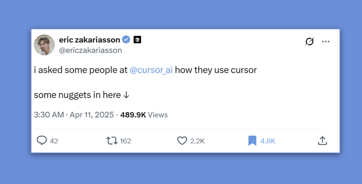 How the Cursor team uses Cursor: tips and tricks | by Chris Dunlop | Medium