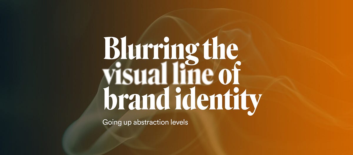 Blurring the visual line of brand identity