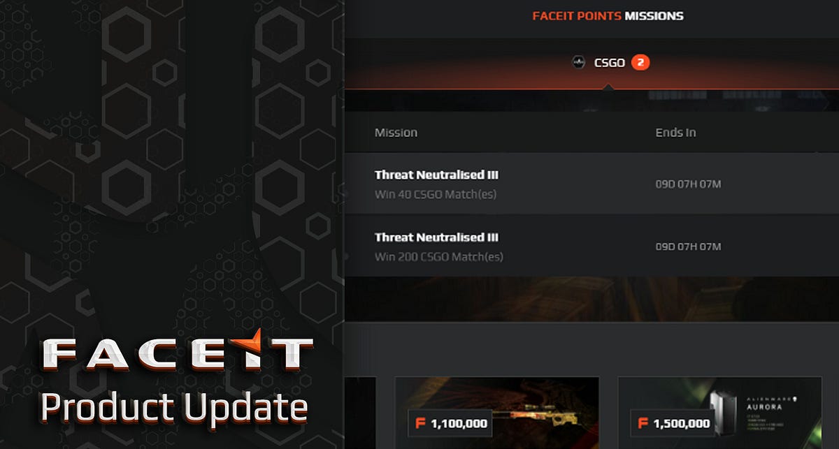 Launching Znipe Integration, Introducing FACEIT Missions Beta & Hubs