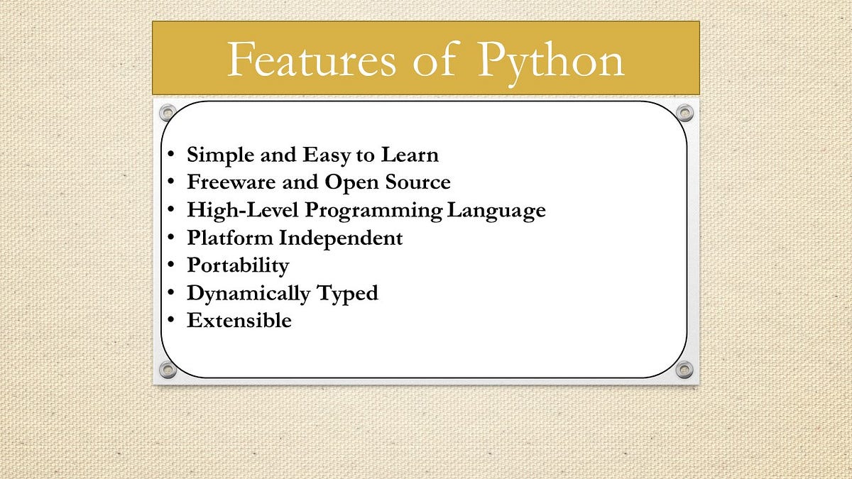 Learning Python Programming: Language Fundamentals-I | by Manish Batra ...