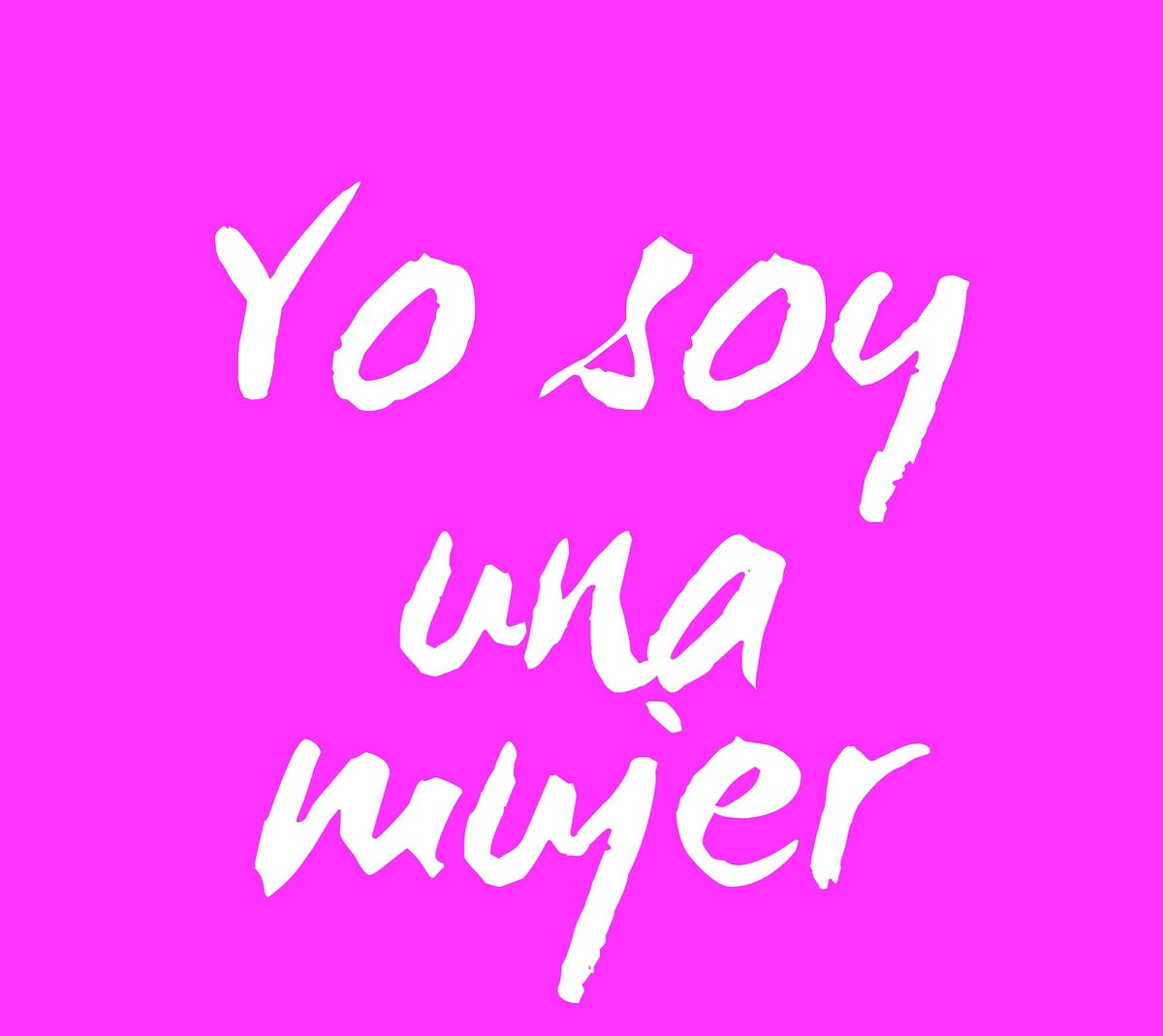 Yo soy una mujer. Sentí curiosidad por saber qué… by Isa López Medium