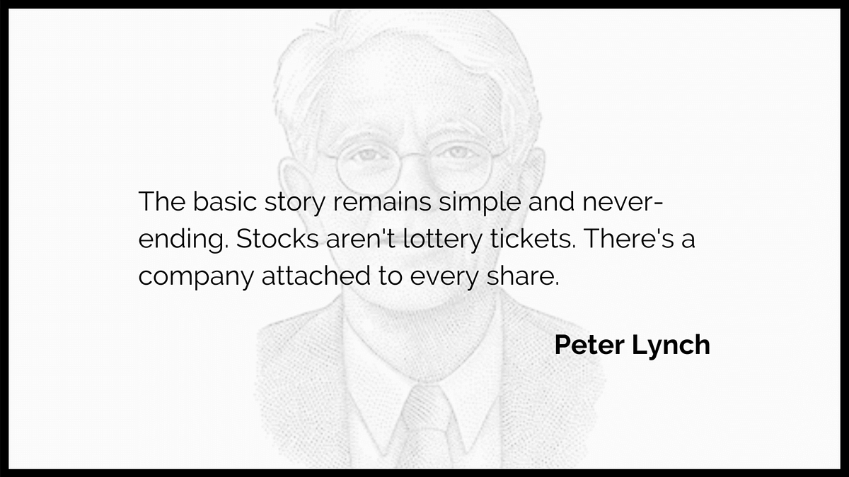 Learn from the Masters— Peter Lynch by Siddharth Shah Medium