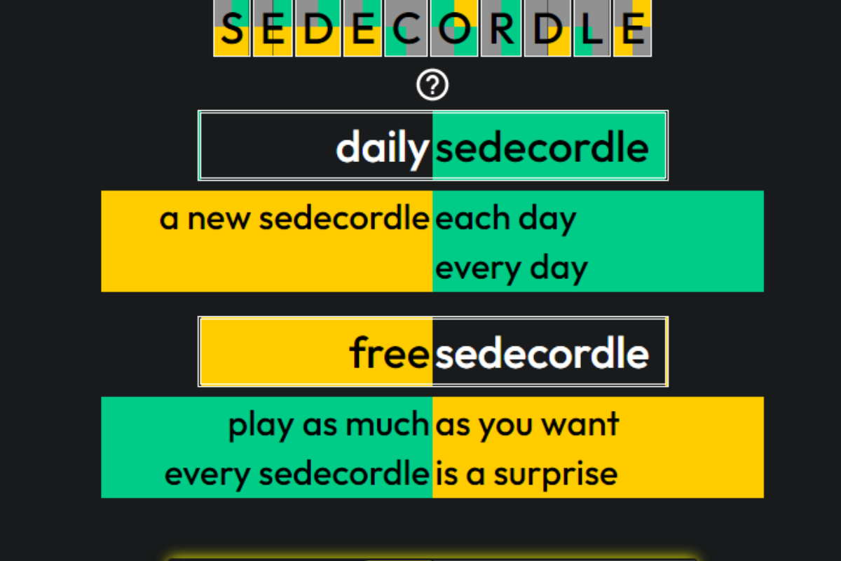 Sedordle, know about Sedordle