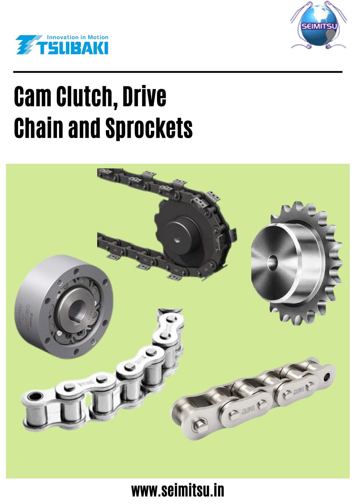Tsubaki Drive Chain, Conveyor Chain, Cam Clutches and Sprockets short