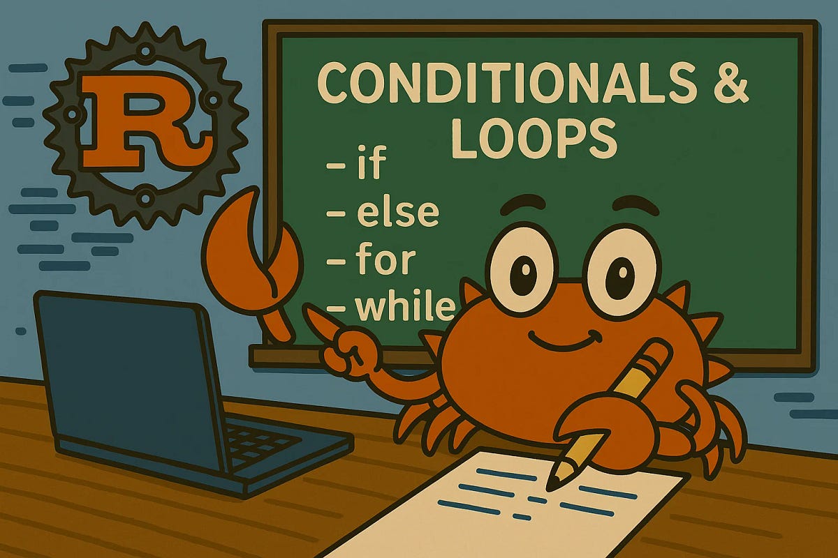 Rust Control Flow: Conditionals, Loops & Mild Existential Crises | by ...