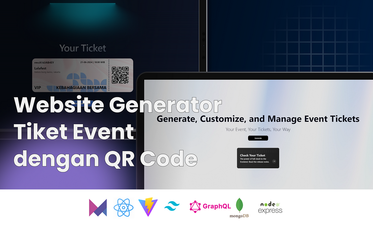 Implementasi Website Generator Tiket Event dengan QR Code menggunakan ...