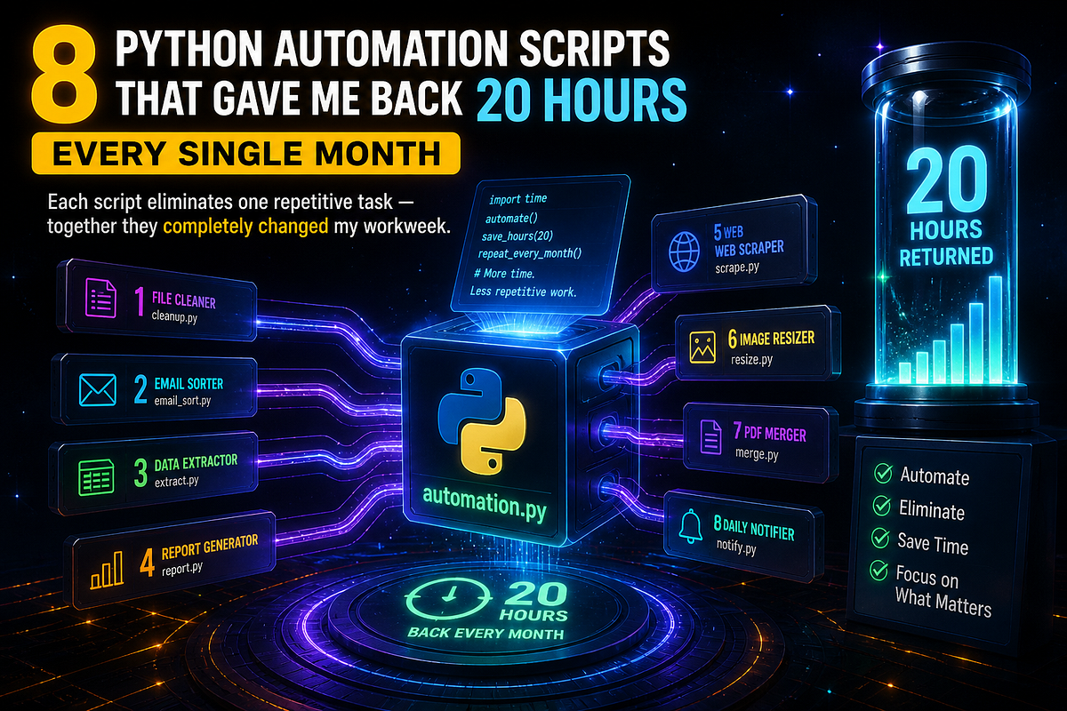 8 Python Automation Scripts That Gave Me Back 20 Hours Every Single ...