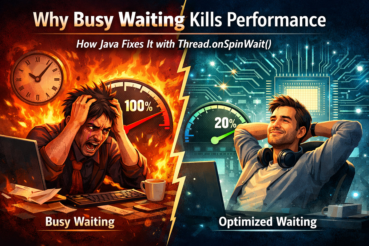Why Busy Waiting Kills Performance and How Java Fixes It with Thread ...