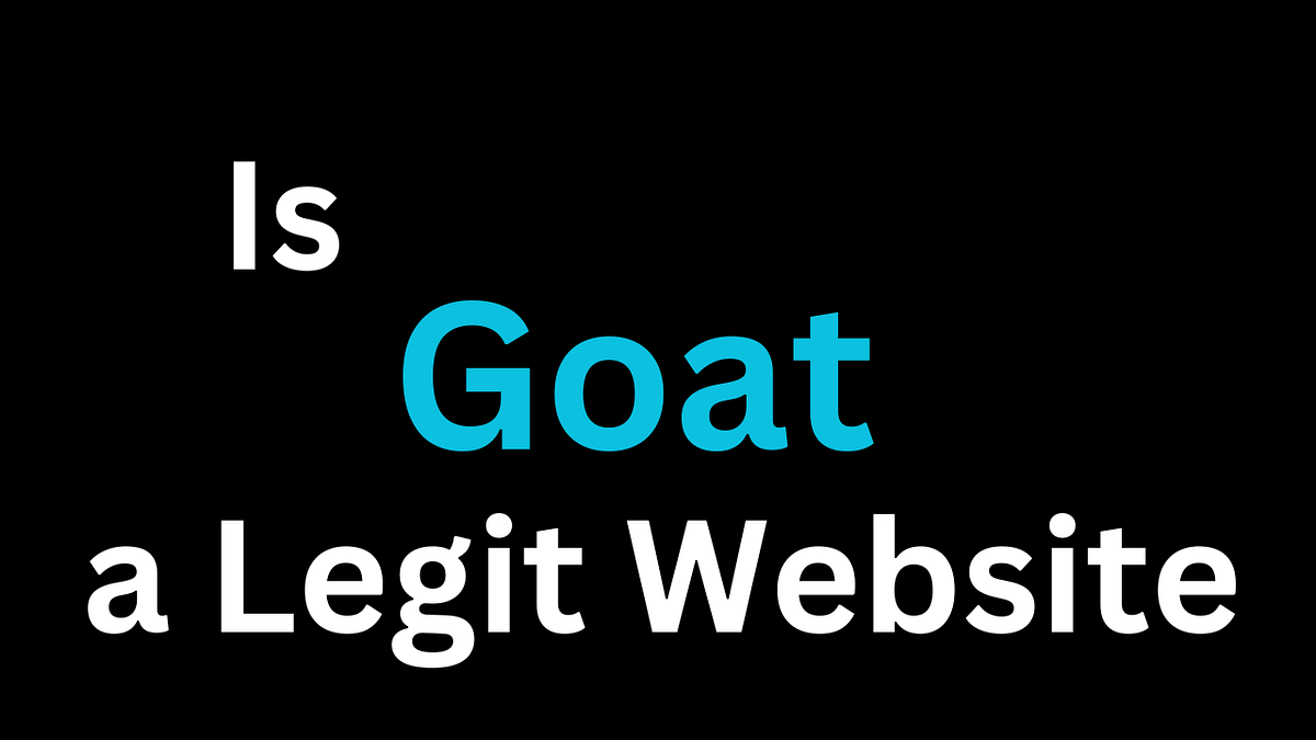 Is Goat a Legit Website. In the world of online shopping, it’s… by