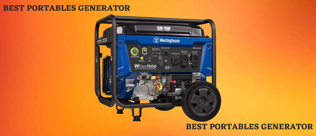 The Best Westinghouse WGen7500 Portable Generator by Best portable