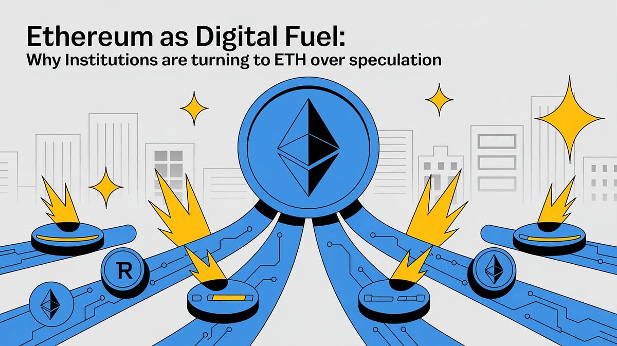 Ethereum as Digital Fuel: Why Institutions Are Turning to ETH Over  Speculation | by Gabriel R. | Crypto & Trading | Medium