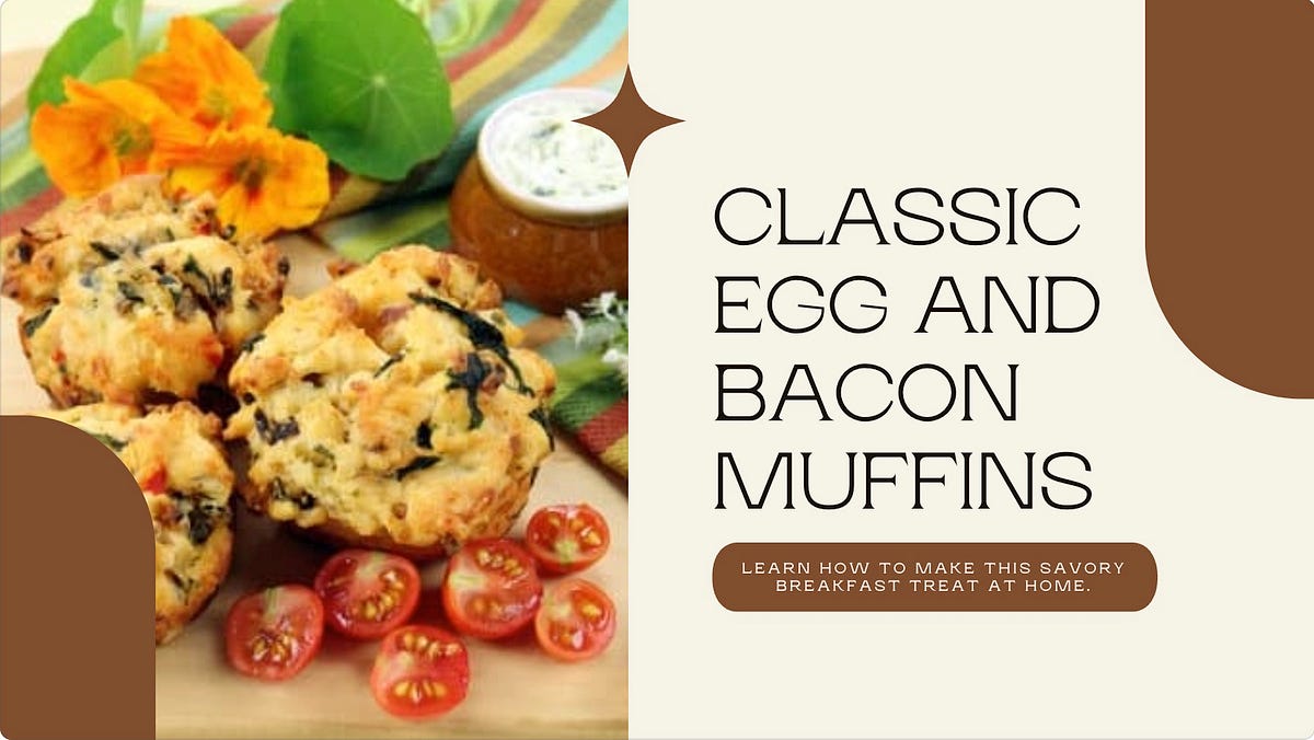 Keto Egg and Bacon Breakfast Muffins | by Kari Cash | Apr, 2024 | Medium