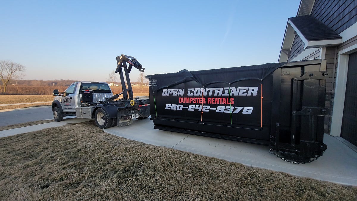 Dumpster Rental Auburn IN. When tackling a home renovation… by Open