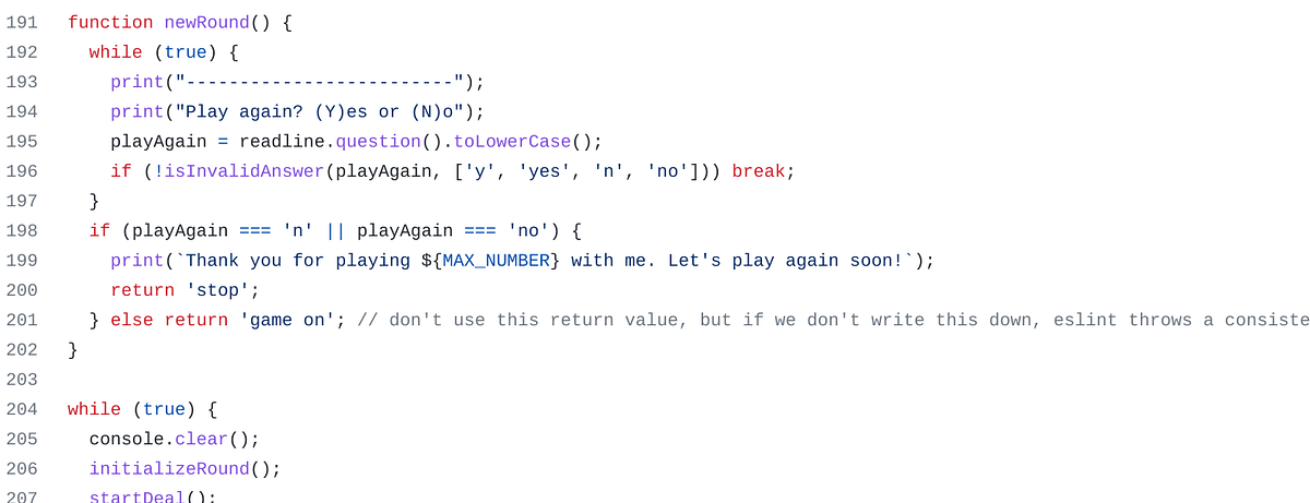 Readability in JavaScript. This is a basic point but one that I’ve ...