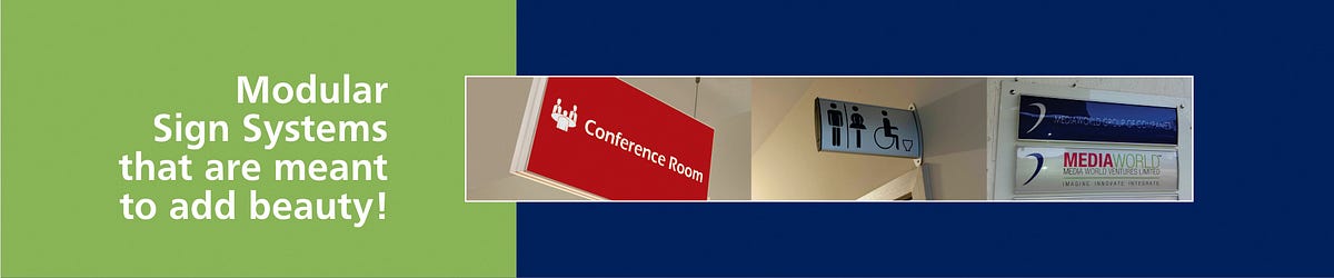 How to choose a modular sign system for your Shop | by Rainbowsignlink ...