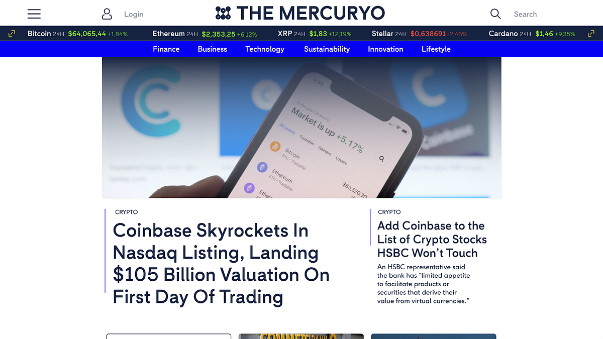 Case Study: The Mercuryo. Week 4: Ironhack UX/UI Bootcamp | by Phil ...