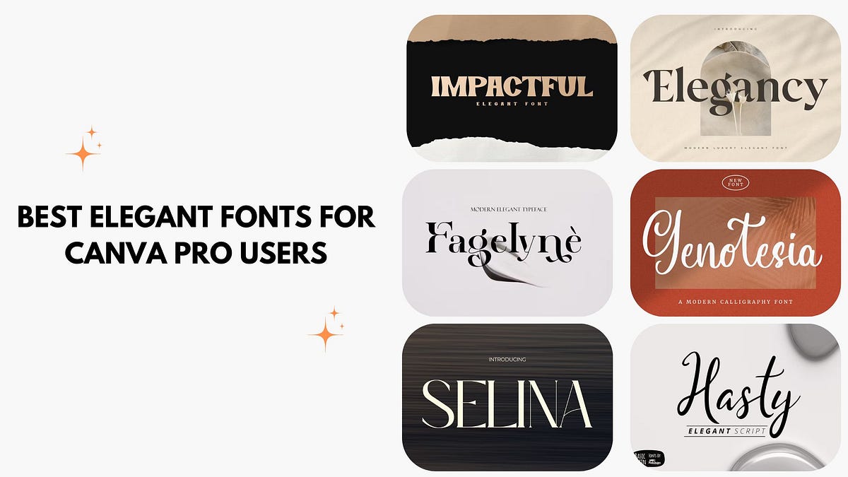 Best Elegant Fonts For Canva Pro Users | TheDesignFlair, image size:1200x675