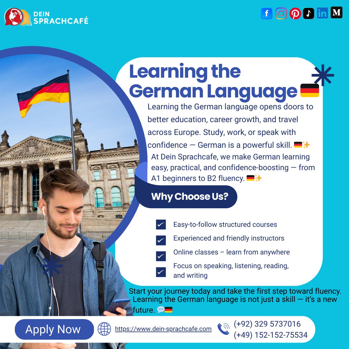 Learning the German Language 🇩🇪✨