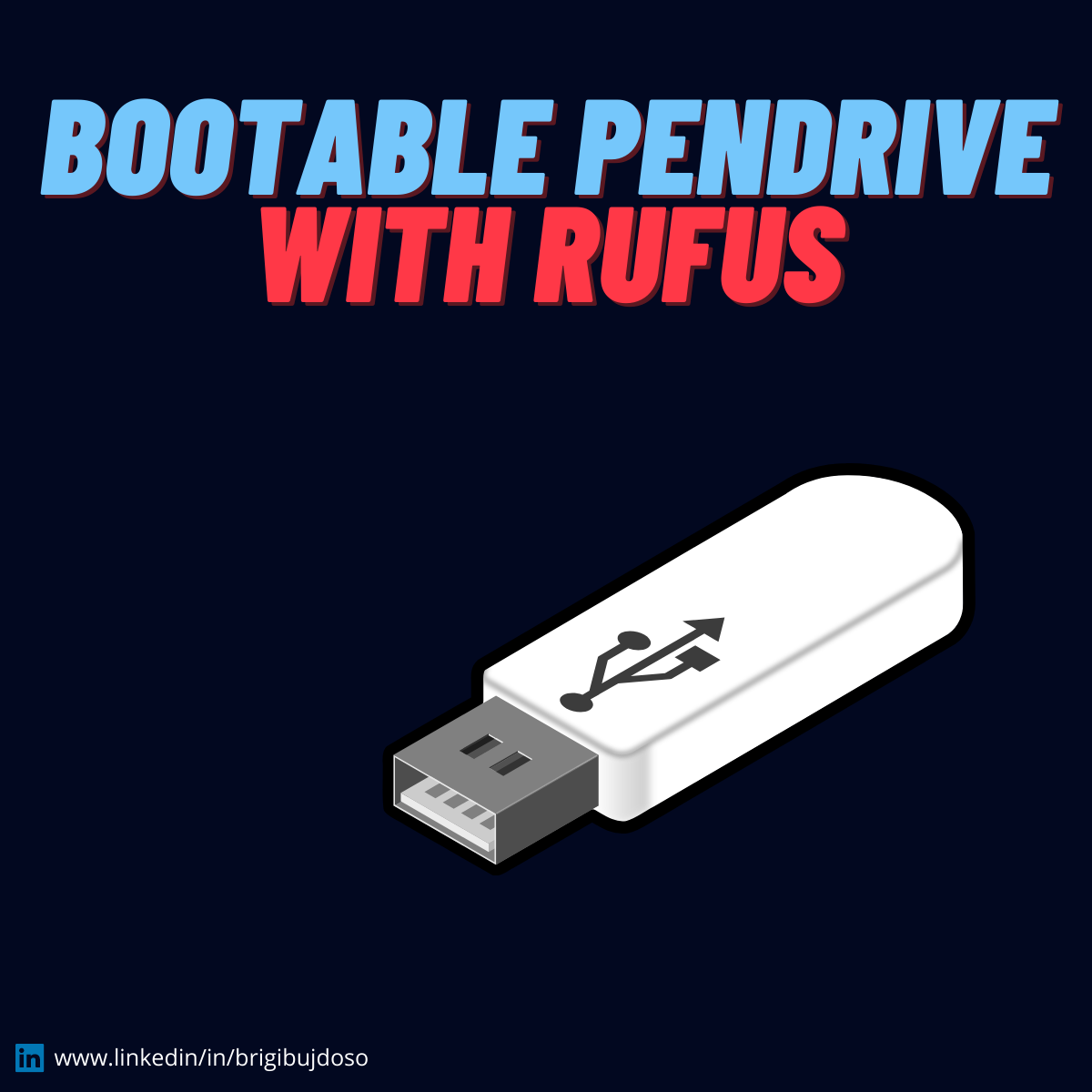 How to create bootable USB Pendrive to install the OS | by Kovacsbrigi |  Medium