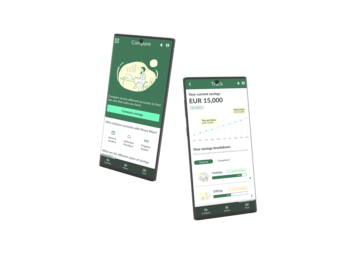 Let’s talk money. A UX/UI journey to help users save more | by Divya ...