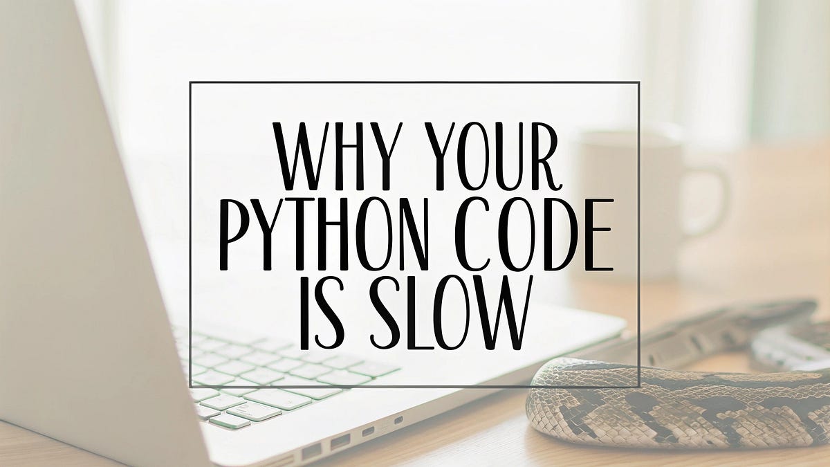 Why Your Python Code Is Slow: 7 Costly Mistakes You’re Probably Making ...