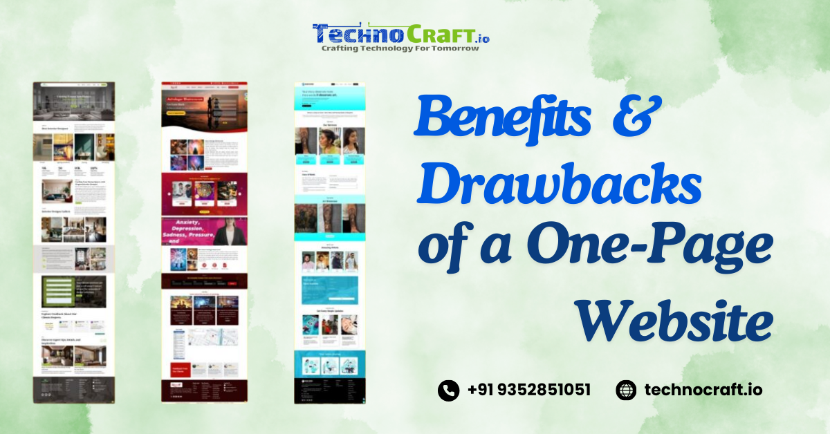 Benefits and Drawbacks of a One-Page Website