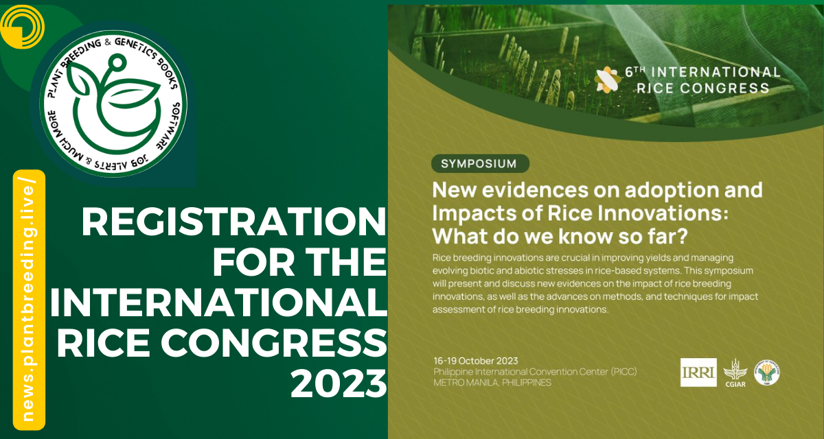 Registration for the International Rice Congress 2023 Your Complete
