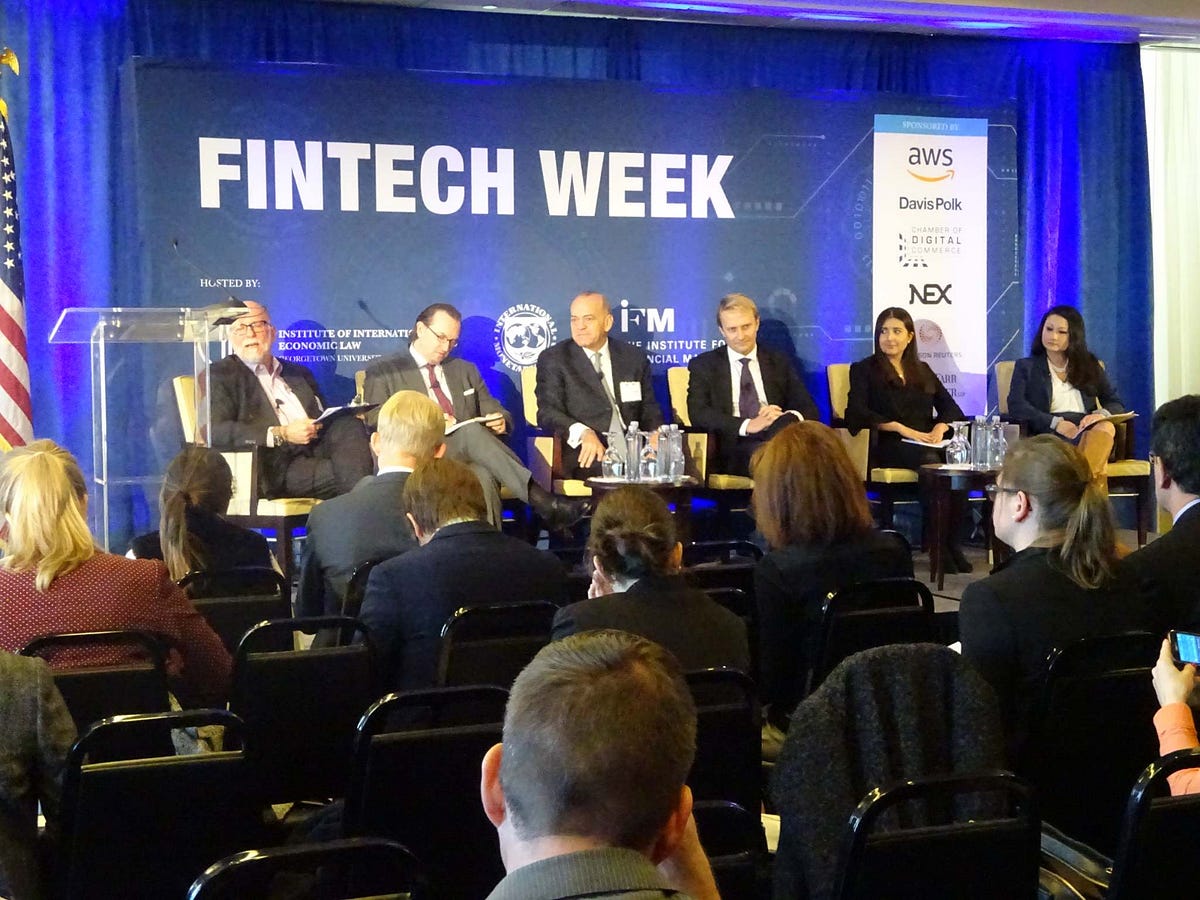 News from the stage of DC Fintech Week, a conference in Washington