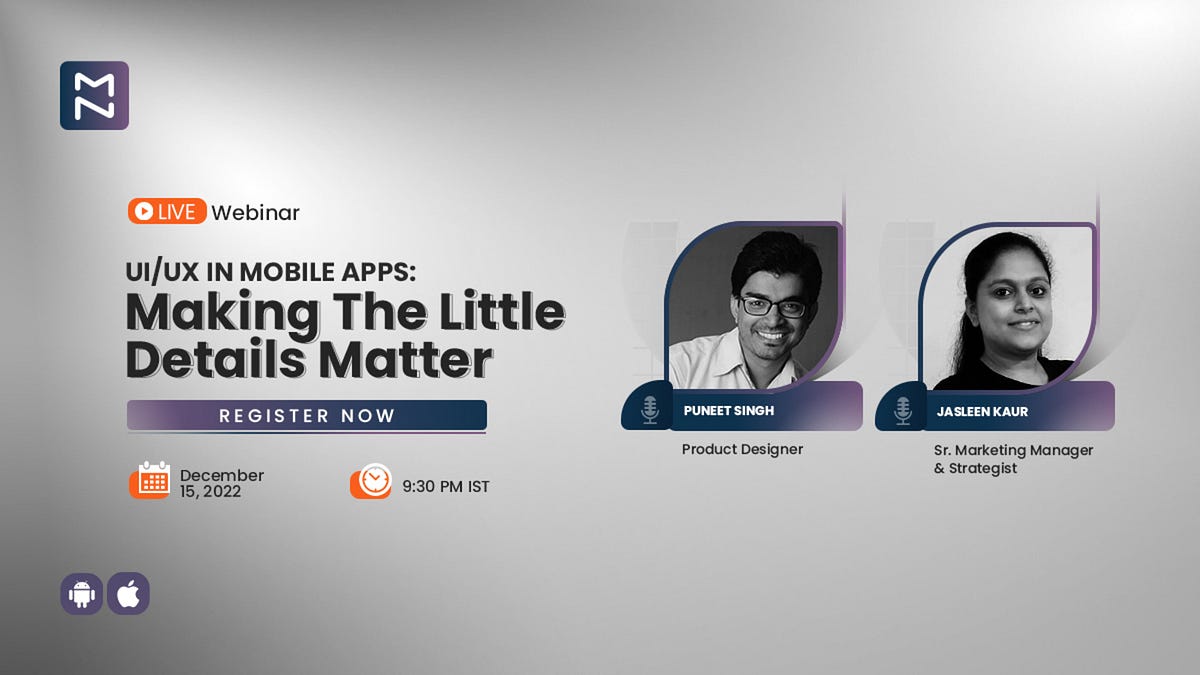 UI/UX In Mobile Apps: Making the Little Details Matter | by MageNative ...