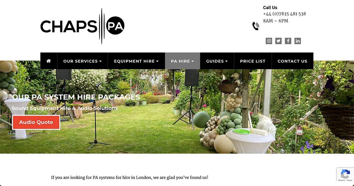 Enhance Your Event with Professional Audio Equipment Hire in London