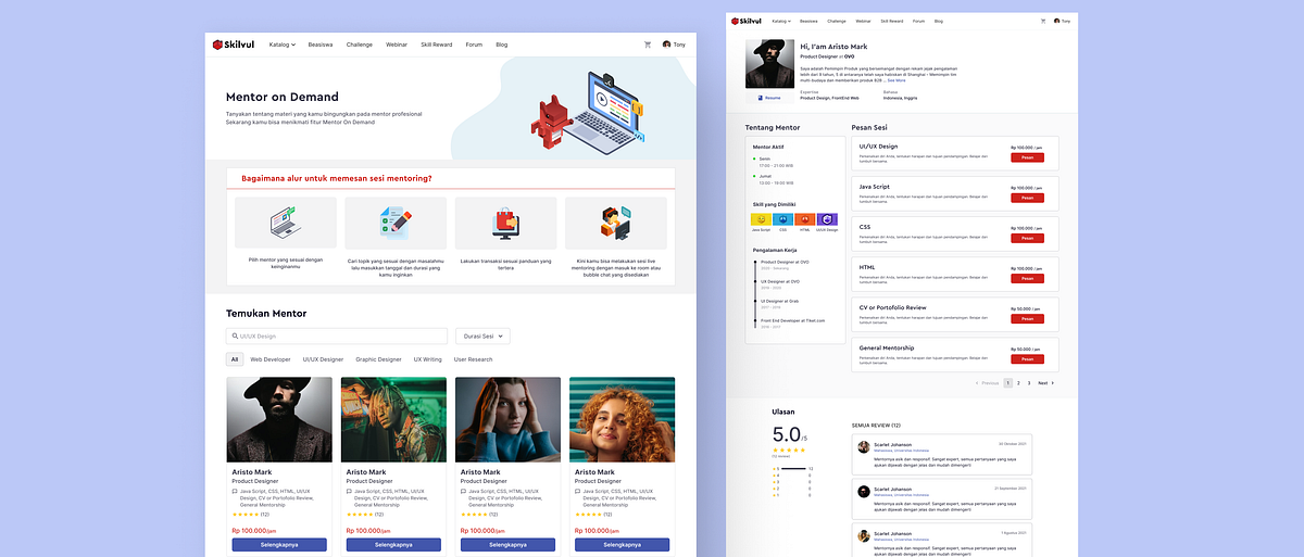 UI/UX Case Study : Fitur Mentor on Demand | by ASRI RAHMAWATI | Medium