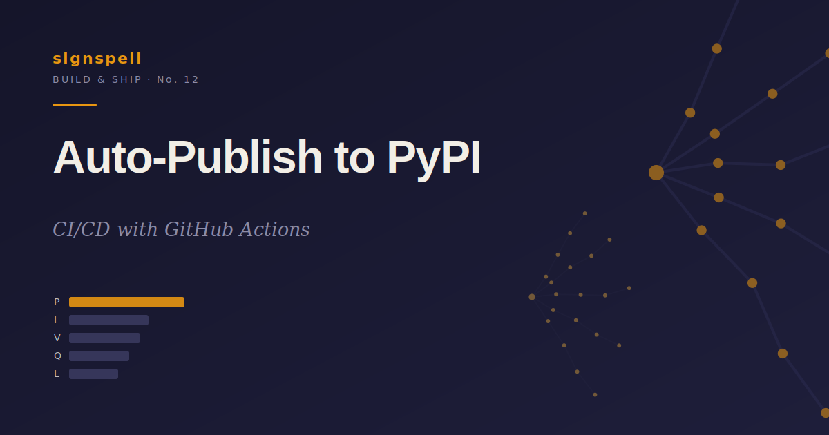 Setting Up CI/CD to Auto-Publish Your Python Package to PyPI