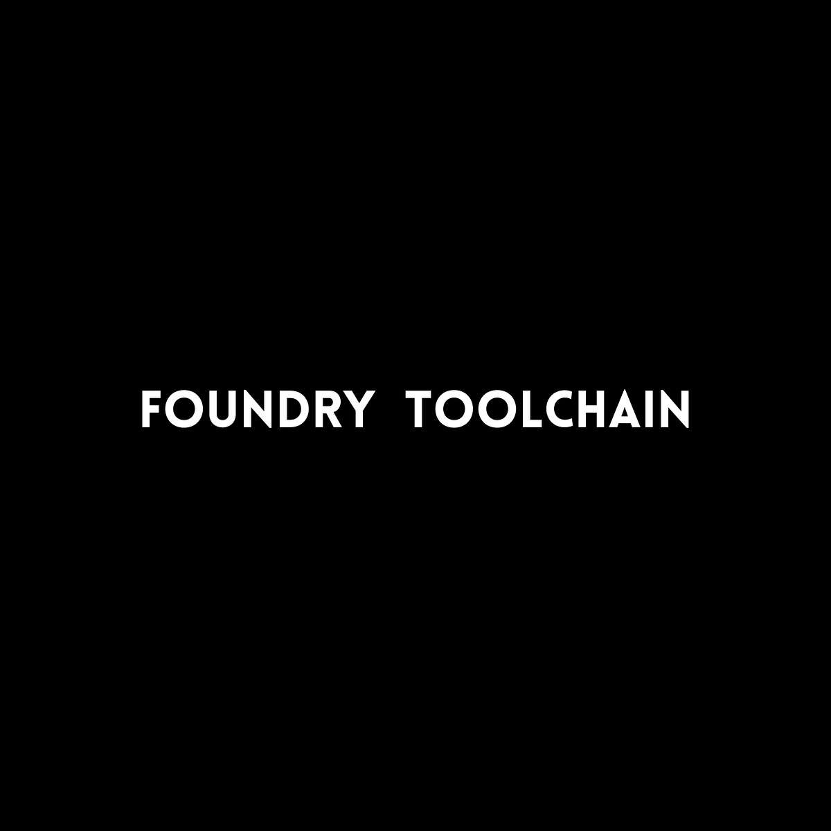 Foundry Toolchain A Windows Developer’s Installation Guide by Wasiu