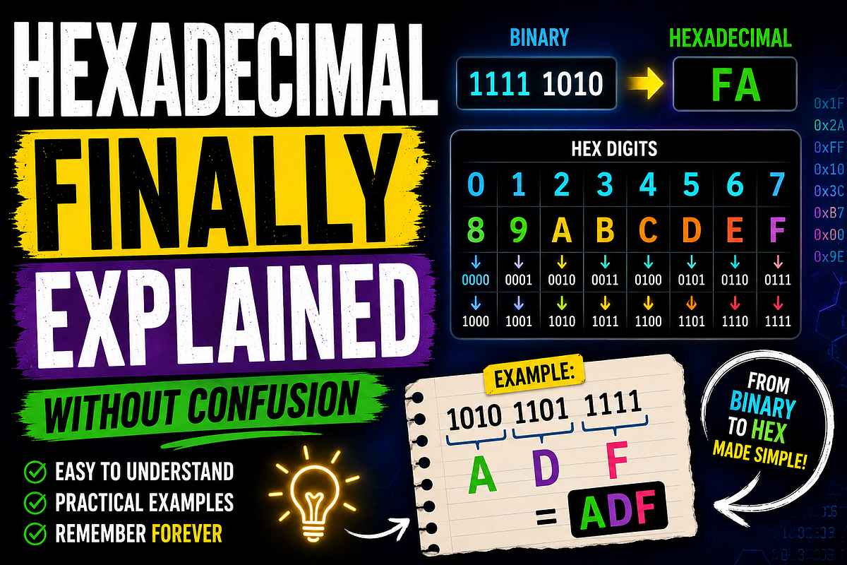 Hexadecimal Finally Explained Without Confusion | by Masaood | Skill ...