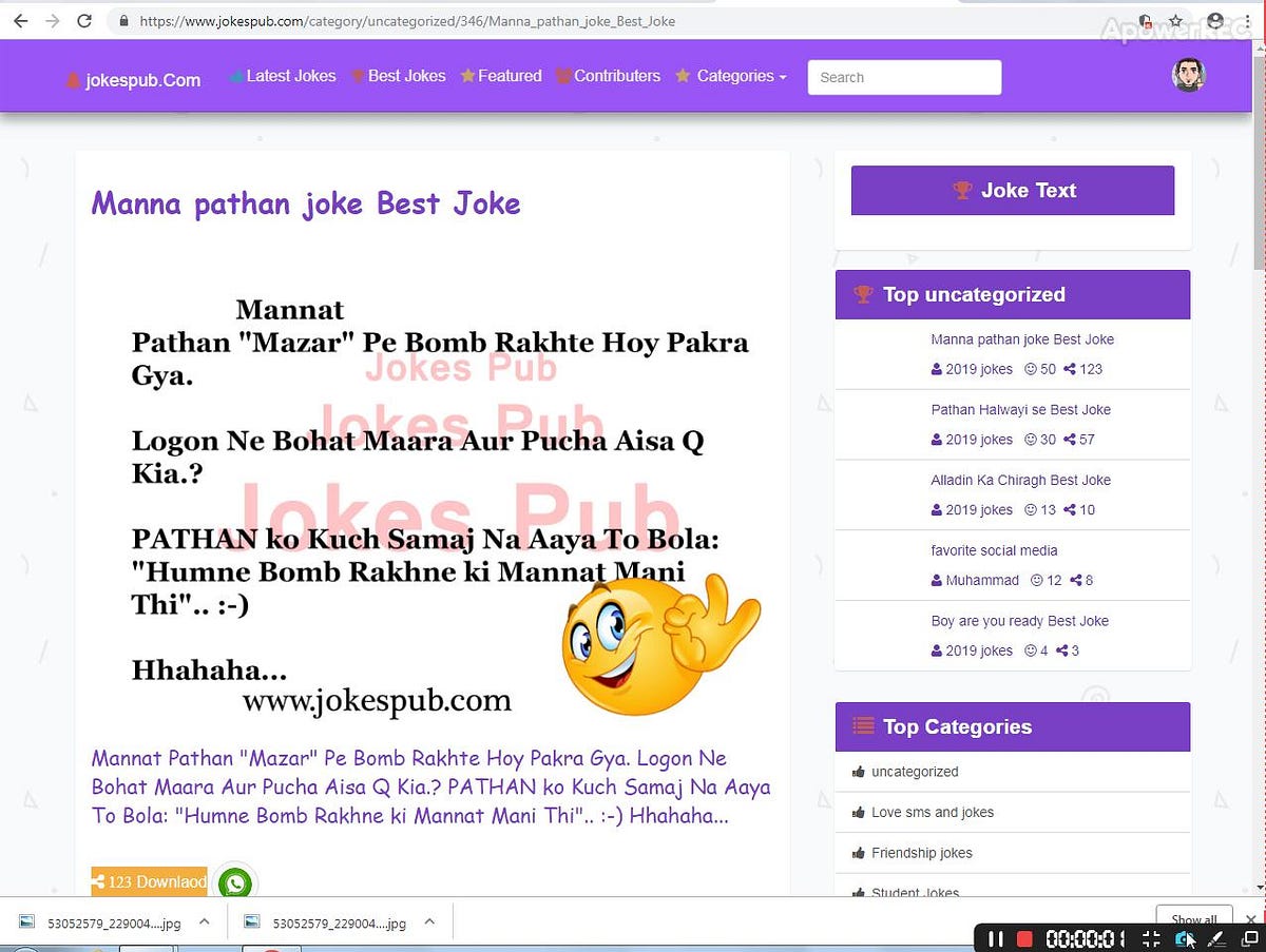 Get Free Funny jokes 2019. A joke is a display of humor in which… by