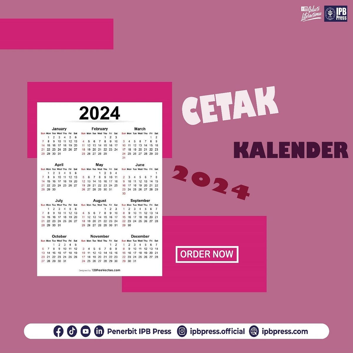 Cetak Kalender Custom, Buat Kalender Custom, Custom Kalender Meja ...