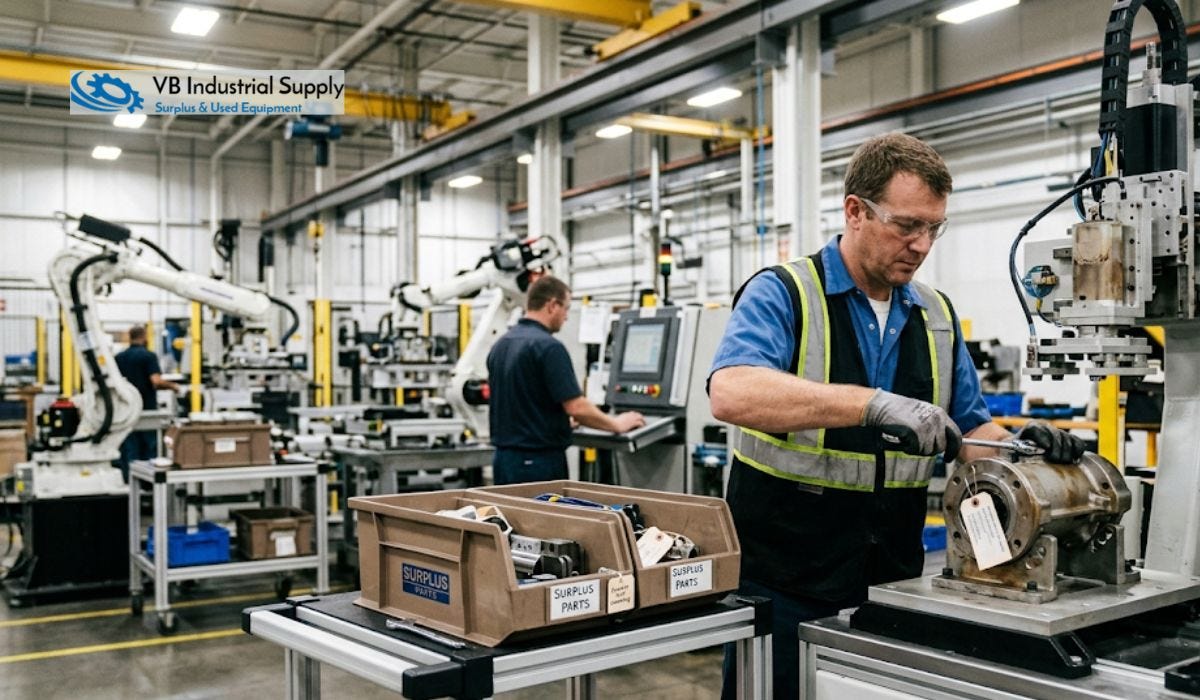 Why Smart Manufacturers Choose Quality Surplus Parts to Reduce Costs and Downtime