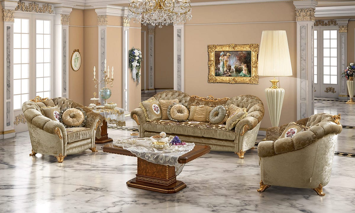 Luxury Sofa Set — Handcrafted Zaina Collection by Royalzig | by Royalzig Luxury Furniture | Medium