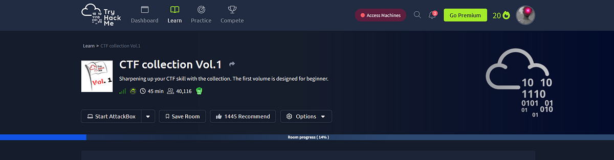 CTF collection Vol.1:TryHackMe Writeup :WalkThrough:CTF | by Umer | Medium