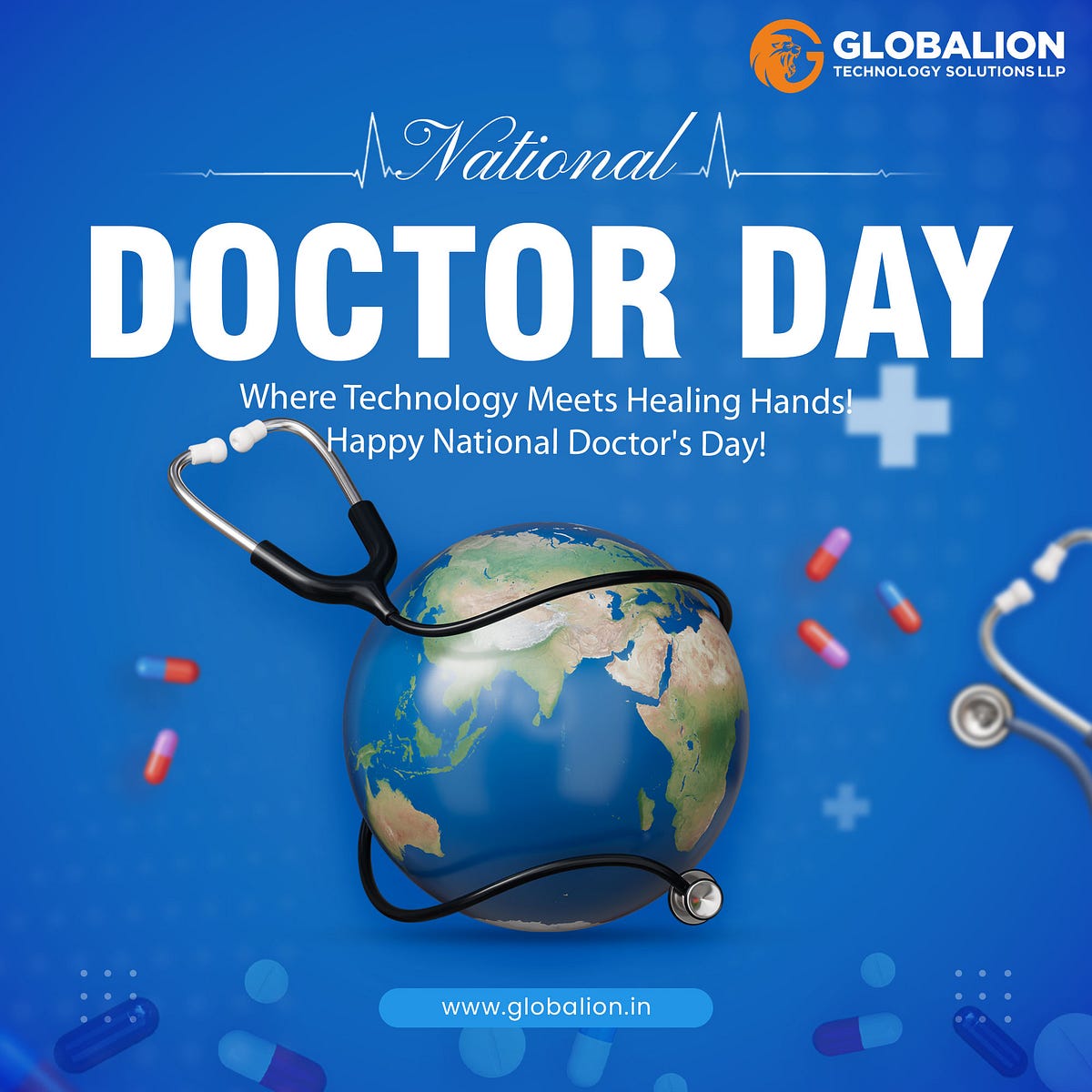 octoWhere Technology Meets Healing Hands! Happy National Doctor’s Day! Globalion Technology